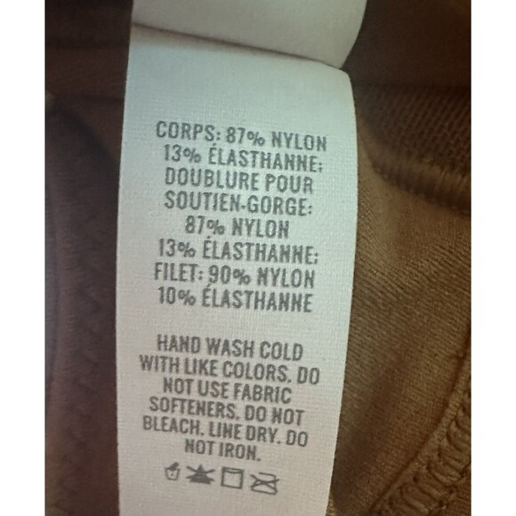 OFFLINE By Aerie Real Me Medium Support Padded Bra Burnt Orange SMALL NWT - Picture 7 of 8